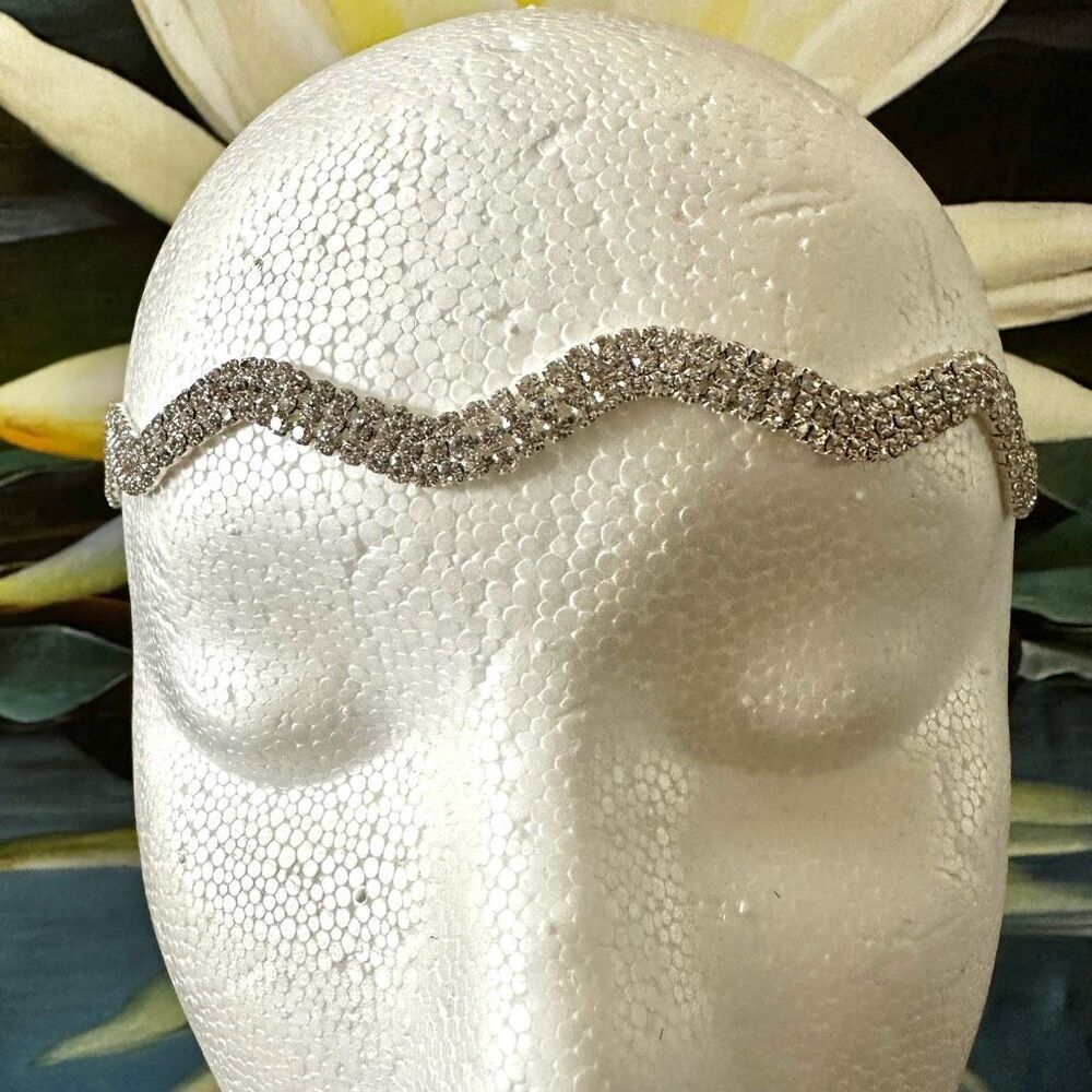 Rhinestone headband - Picture 2 of 9